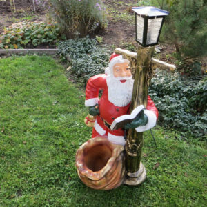 Weihnachtsmann Deko für aussen, beleuchtet, 105 cm hoch 3