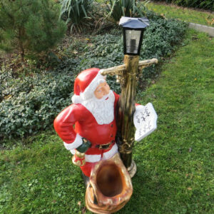 Weihnachtsmann Deko für aussen, beleuchtet, 105 cm hoch 2