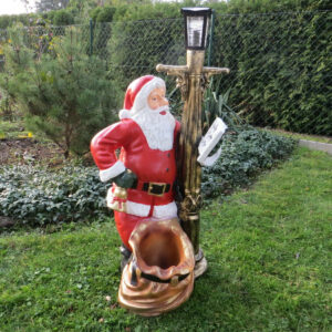 Weihnachtsmann Deko für aussen, beleuchtet, 105 cm hoch 4