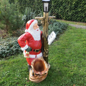Weihnachtsmann Deko für aussen, beleuchtet, 105 cm hoch 3