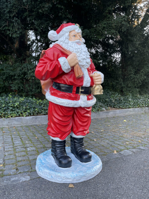 Deko Weihnachtsmann gross für draussen, 125 cm hoch 2