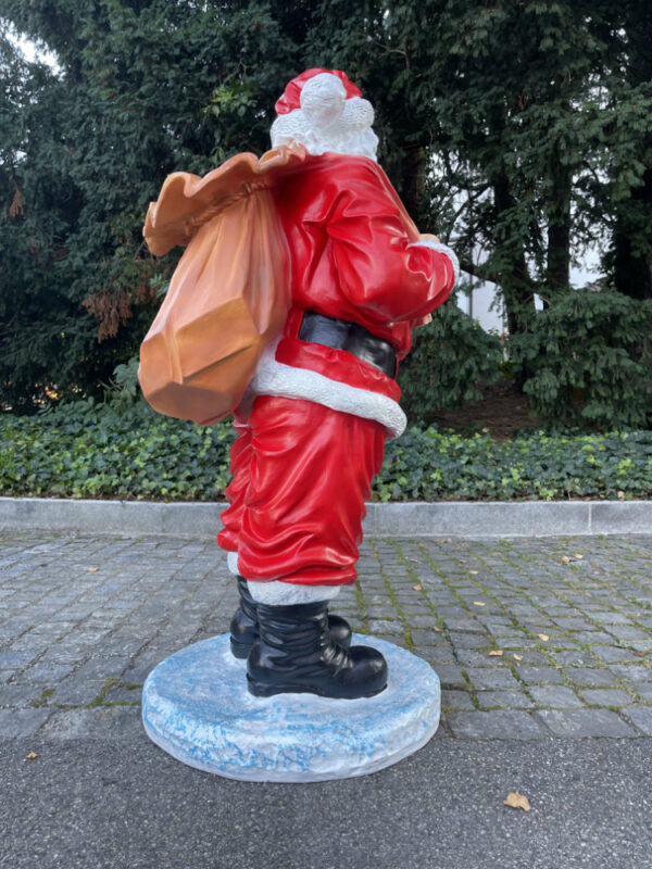 Deko Weihnachtsmann gross für draussen, 125 cm hoch 4