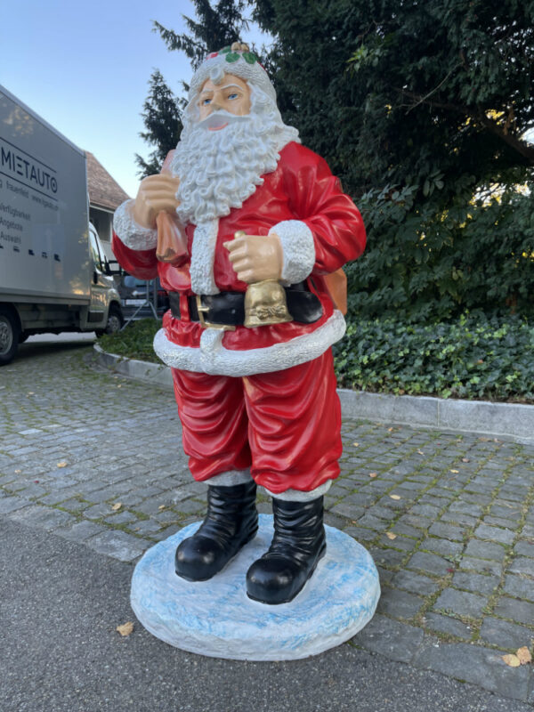 Deko Weihnachtsmann gross für draussen, 125 cm hoch 3