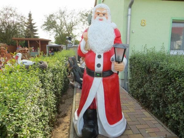 XXL Weihnachtsmann Figur lebensgross, beleuchtet, 175 cm hoch 3