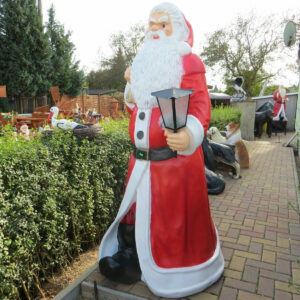 XXL Deko Weihnachtsmann lebensgross, Solarlampe, 175 cm hoch 2