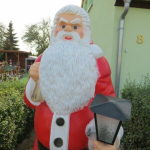XXL Deko Weihnachtsmann lebensgross, Solarlampe, 175 cm hoch 5