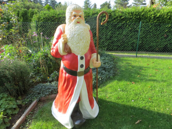 Weihnachtsmann Dekofigur lebensgross, 175 cm hoch 2