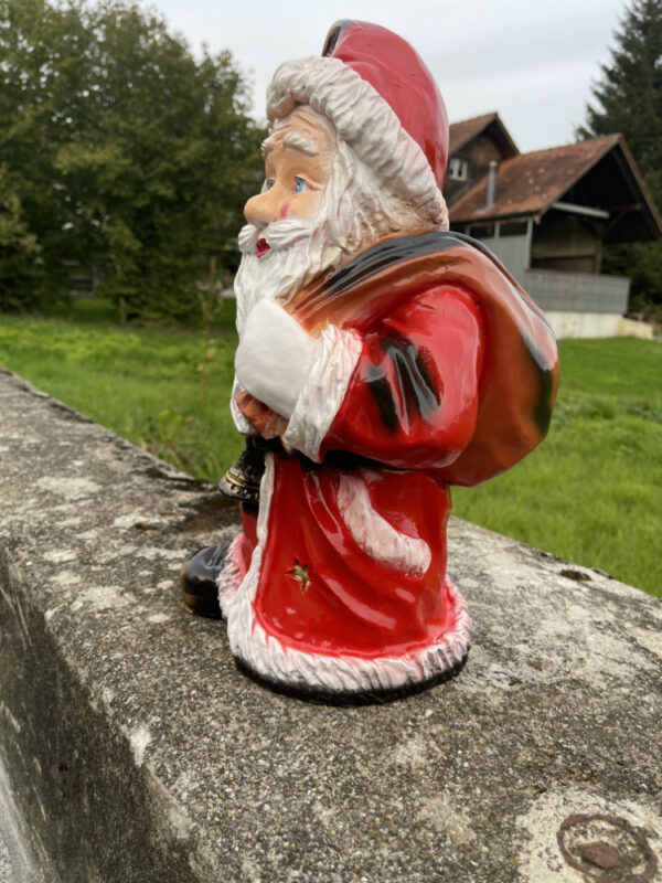 Kleiner Deko Weihnachtsmann für drinnen und draussen, 38 cm hoch 2