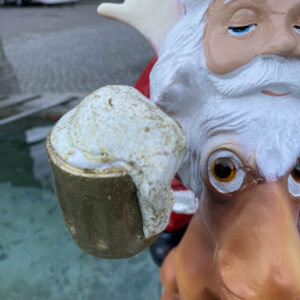 Garten Weihnachtsmann mit Rudolf Rentier, 60 cm hoch 10