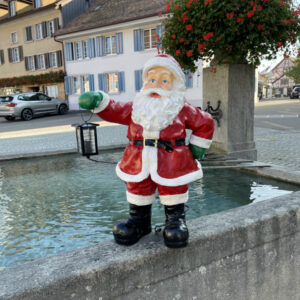 LED Weihnachtsmann outdoor, mit Solarlampe, 75 cm hoch 1