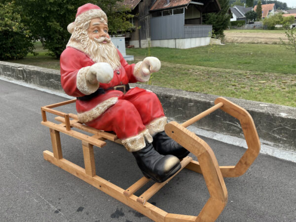 Weihnachtsmann Ohne Schlitten Deko, 130 cm lang 4