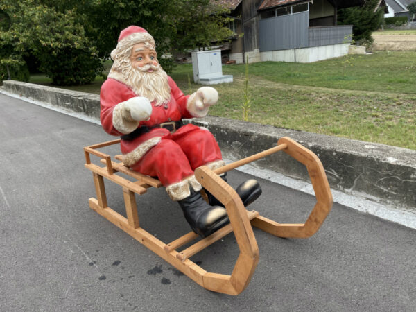 Weihnachtsmann Ohne Schlitten Deko, 130 cm lang 5