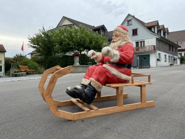 Weihnachtsmann Ohne Schlitten Deko, 130 cm lang 6