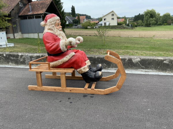 Weihnachtsmann Ohne Schlitten Deko, 130 cm lang 2