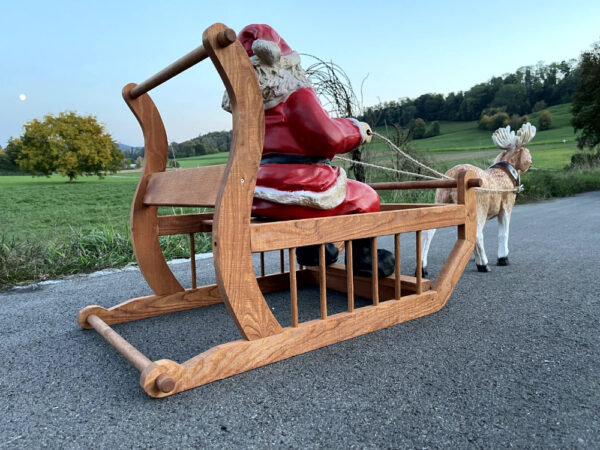 Nikolaus auf Schlitten midi, 80 cm lang 5