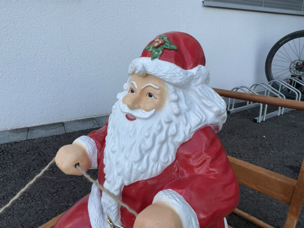 Nikolaus auf Schlitten midi, 80 cm lang 8