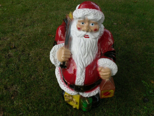 Weihnachtsmann Figur draussen, 75 cm hoch 2