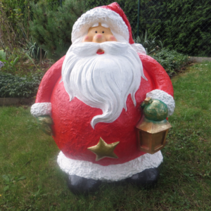 Dicker outdoor Weihnachtsmann, 80 cm hoch 1