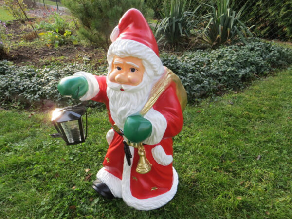 Deko Weihnachtsmann für draussen mit Solarlampe, 70 cm hoch 2