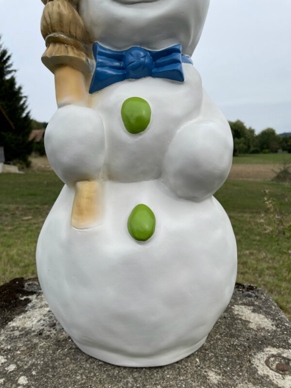 Weihnachtsdeko Schneemann gross, 80 cm hoch 10