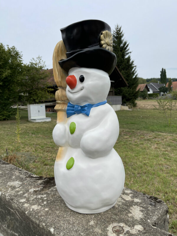 Weihnachtsdeko Schneemann gross, 80 cm hoch 5