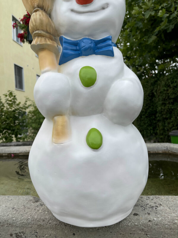 Weihnachtsdeko Schneemann gross, 80 cm hoch 11