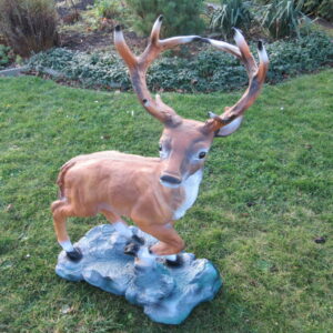 Hirsch Figur Weihnachten, 109 cm hoch