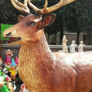Weihnachtsdeko Hirsch XXL lebensgross, 225 cm hoch 6