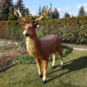 Weihnachtsdeko Hirsch XXL lebensgross, 225 cm hoch 9