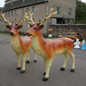 Weihnachtsdeko Hirsch XXL lebensgross, 225 cm hoch - Image 2