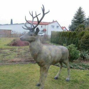 XXL Weihnachtshirsch lebensgross, 245 cm hoch 2