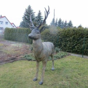 XXL Weihnachtshirsch lebensgross, 245 cm hoch 1