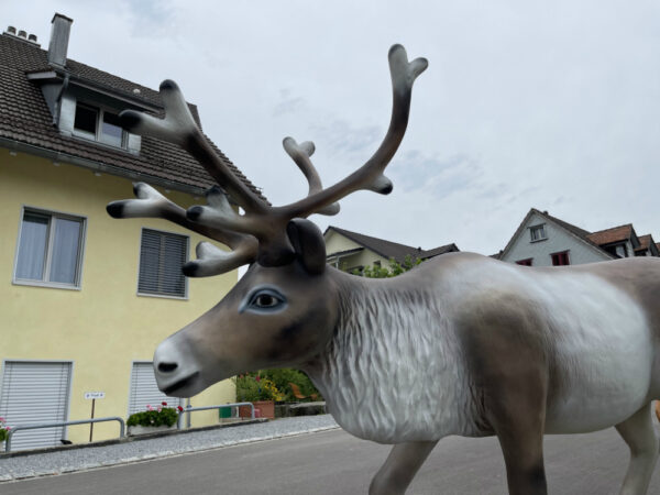 XXL Weihnachtsdeko Rentier gross, 2 Meter lang 10