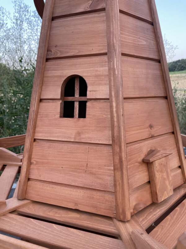 Windmühle für Garten mit Solar, holländer, 225 cm hoch 7