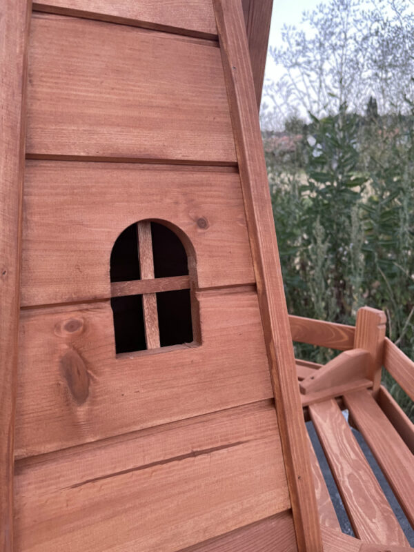 Windmühle für Garten mit Solar, holländer, 225 cm hoch 8